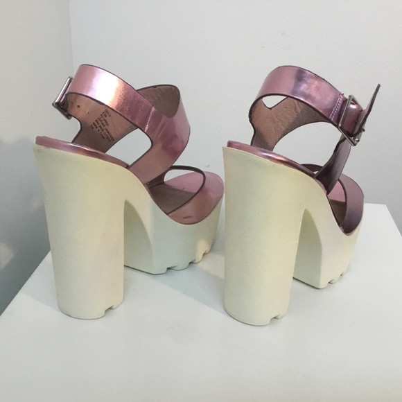 Steve Madden Igor Azalea Lilac 90s Raver Platform - Picture 4 of 6